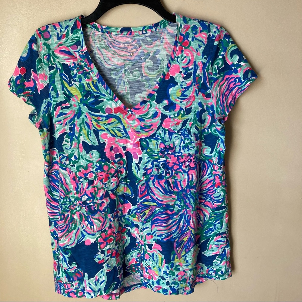 Lilly Pulitzer Etta Short Sleeve Top